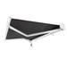 Awntech Retraction Slope Patio Awning Wood in Black | 10 H x 192 W x 120 D in | Wayfair KWL16-WH-K