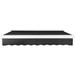 Awntech Retraction Slope Patio Awning Wood in Black | 10 H x 192 W x 120 D in | Wayfair KWR16-WH-K