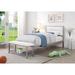 Latitude Run® Jax Storage Platform Bed Wood & /Upholstered/Faux leather in Brown | 38.75 H x 42.1 W x 89 D in | Wayfair