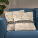 Dakota Fields Cotton Down Striped Square 18" Throw Pillow Down/Feather/Cotton | 18 H x 18 W x 1 D in | Wayfair D9178C2DB2D74490A0F2402F31FFDCE5