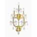 Rosdorf Park Trawick 5-Light Candle Wall Light Metal in Yellow | 30 H x 12.5 W x 8 D in | Wayfair F09ED66BD04D4F7F99FFFB22355ECBC7