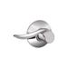 Schlage Sacramento Passage Door Lever in Gray | 2.4375 H x 4 W x 2.4375 D in | Wayfair F10SAC625