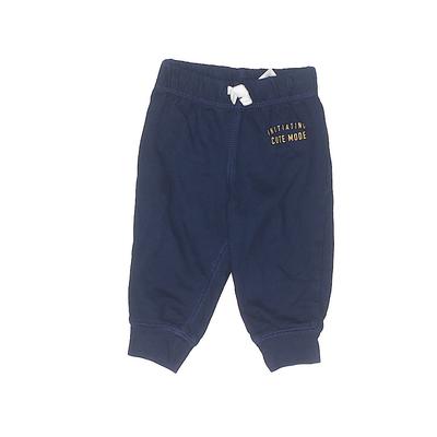 Carter's Sweatpants - Adjustable: Blue Sporting & Activewear - Size 6 Month