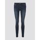 TOM TAILOR DENIM Damen Jona Extra Skinny Jeans mit recyceltem Polyester, blau, Uni, Gr. 29/34