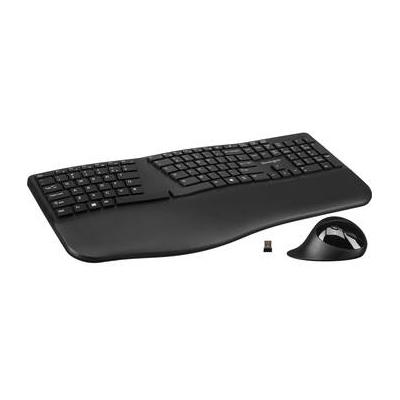 Kensington Pro Fit Ergo Wireless Keyboard and Mouse (Black) K75406US