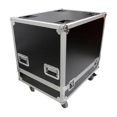 ProX X-RCF-HDL20ALAX2W Flight-Road Case for 2 x RCF HDL 20-A Line Array Modules X-RCF-HDL20A LA X2W