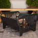 Wrought Studio™ Eastgate Flaming Jeep 18" H x 32" W Steel Fire Pit Steel in Black/Brown/Gray | 18 H x 32 W x 28 D in | Wayfair