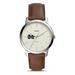 Men's Fossil Michigan Wolverines The Minimalist Leather Watch