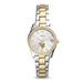 Women's Fossil West Virginia Mountaineers Scarlette Mini Two Tone Stainless Steel Watch