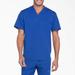 Dickies Men's Dynamix Tuckable V-Neck Scrub Top - Galaxy Blue Size 5Xl (DK610)