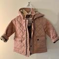 Burberry Jackets & Coats | Burberry Jacket (Size 12months) | Color: Cream/Pink | Size: 12mb