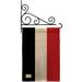 Breeze Decor Yemen 2-Sided Burlap 19 x 13 in. Garden Flag in Black/Red | 18.5 H x 13 W x 0.1 D in | Wayfair BD-CY-GS-108270-IP-DB-03-D-US15-BD