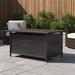 Ebern Designs Losoto Aluminum Propane Fire Pit Table Aluminum in Brown/Gray | 24 H x 48 W x 36 D in | Wayfair B1758944922549E6B6FA0D267C367987