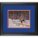Leon Draisaitl Edmonton Oilers Framed Autographed 8" x 10" Orange Jersey Goal Celebration Photograph