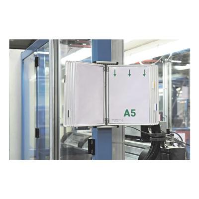 Tarifold Wandsichttafelsystem A5 mit 10 Sichttafeln weiß Image