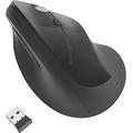 Kensington Wireless Mouse - Pro Fit Ergonomic Vertical 2.4GH Wireless Mouse with Scroll Wheel and 4 Buttons to Prevent Mouse Arm / Tennis Elbow / RSI Syndrome; Black (K75501EU)