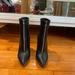 Urban Outfitters Shoes | Black Studded Front Zipper Boot Heels | Color: Black/Silver | Size: 7