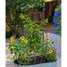 TerraTrellis Toki Steel Obelisk Trellis Metal/Steel in Yellow | 58 H x 24 W x 24 D in | Wayfair TBTX100