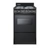 Summit Appliance 20" 2.4 cu ft. Freestanding Electric Range, Steel in Black | 40 H x 20 W x 24 D in | Wayfair TEM110CW