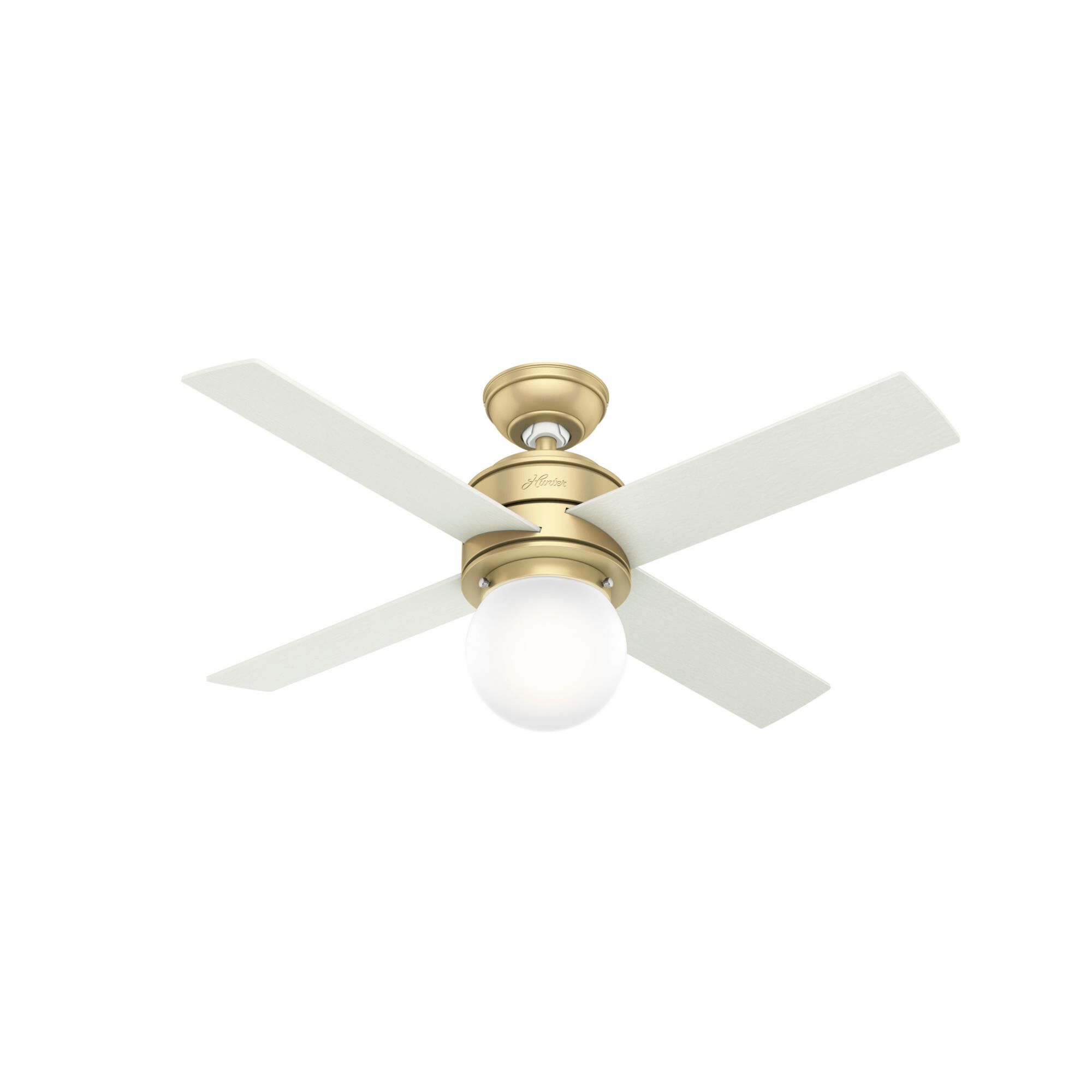 Hunter Fan Hepburn 44 Inch Ceiling Fan with Light Kit - 52313