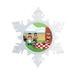 The Holiday Aisle® Personalized NTT Cartoon Snowflake Backyard Barbeque 2 Boys Christmas Holiday Shaped Ornament Plastic in Green | Wayfair