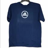 Adidas Shirts | Adidas Navy Blue And White Short Sleeve Shirt | Color: Blue/White | Size: M