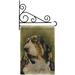 Breeze Decor Basset Hound 2-Sided Burlap 19 x 13 in. Garden Flag in Brown | 18.5 H x 13 W x 0.1 D in | Wayfair BD-PT-GS-110090-IP-DB-03-D-US16-AL