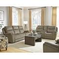 Southern Motion Showstopper 94" Pillow Top Arm Reclining Sofa Polyester in Gray | 43 H x 94 W x 40 D in | Wayfair 736-31 164-18