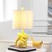 Harriet Bee Edmund Squirrel 18" Table Lamp Fabric in Yellow | 18 H x 9 W x 9 D in | Wayfair 4BFBD77E44AA42E790A8F436DDD031F2