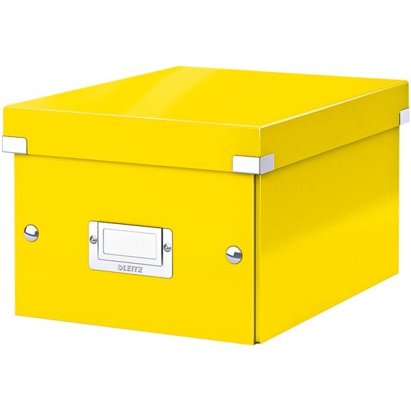 Leitz Ablagebox WOW 6043 »Click & Store« klein gelb, 21.6x16x28.2 cm Image