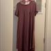 Lularoe Dresses | 2xl Heathered Purple Carly Dress From Lularoe | Color: Purple | Size: 2x