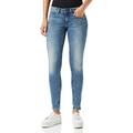 G-STAR RAW Women's Midge Zip Mid Waist Skinny Jeans, Blue (Lt Vintage Aged Destroy 8968-9114), 31W / 28L