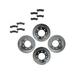 2001-2003, 2005-2006 GMC Sierra 1500 HD Front and Rear Brake Pad and Rotor Kit - DIY Solutions