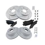 2008-2013 Cadillac Escalade EXT Front and Rear Brake Pad and Rotor Kit - TRQ