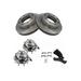 1999-2004 Chevrolet Silverado 2500 Front Brake Pad and Rotor and Wheel Hub Kit - DIY Solutions