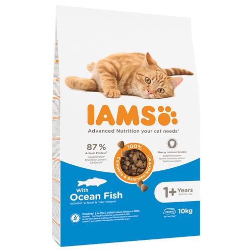 10 kg IAMS Advanced Nutrition Adult Cat mit Seefisch Katzenfutter trocken