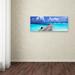 Winston Porter 'Into the Blue-Maldives' Photographic Print on Wrapped Canvas Canvas | 6 H x 19 W x 2 D in | Wayfair DE0104-C619GG