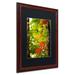 Ebern Designs 'Oak Leaves' Framed Photographic Print on Canvas in Green | 20 H x 16 W x 0.5 D in | Wayfair D26521E5CED54A099D33D0462BEC3C66