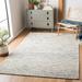 Blue/Navy 60 x 0.47 in Indoor Area Rug - Gracie Oaks Laureldale Abstract Hand-Woven Flatweave Wool/Whie/Navy Area Rug /Wool | Wayfair