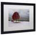 Union Rustic 'Autumn Contrast on the Lake' Framed Photographic Print on Canvas Canvas | 16 H x 20 W x 0.5 D in | Wayfair KS01020-B1620MF