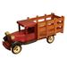 WaldImports Truck Wood in Brown/Red | 2.75 H x 3.5 W x 11.5 D in | Wayfair 6829