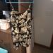 American Eagle Outfitters Dresses | American Eagle Size 8 Black Floral Dress | Color: Black/Cream | Size: 8
