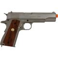 Colt Licensed 1911 MKIV Series 70 Full Metal CO2 Blowback Pistol Classic Stainless Small 180529