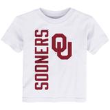 Toddler White Oklahoma Sooners Big & Bold T-Shirt