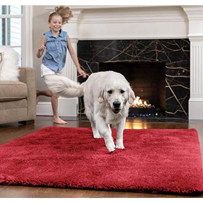 Gorilla Grip Soft Faux Fur Area Rug, Washable, Shed and Fade Resistant, Grip