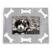 Mariposa Open Dog Bone Border Picture Frame Metal in Gray | 4 H x 7.5 W x 0.5 D in | Wayfair 1571