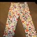 Zara Bottoms | Brand New Colorful Zara Pants For Girls | Color: Red/Yellow | Size: 12g