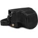 MegaGear Ever Ready Genuine Leather Camera Full Case and Stap for Leica D-Lux 7 (Bla MG1605