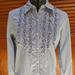 American Eagle Outfitters Tops | American Eagle Women's Small Button Down Shirt | Color: Blue/White | Size: S