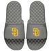 Youth ISlide Gray San Diego Padres Primary Logo Slide Sandals